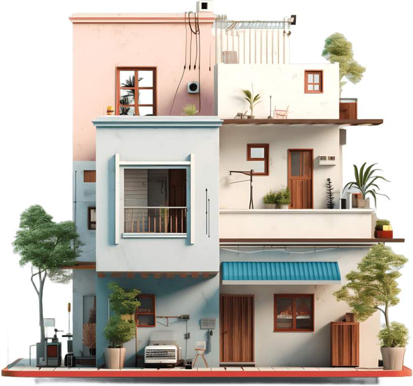 Affordable Housing (RK to 2/3/4 BHK)